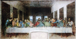 La última cena, de Leonardo Da Vinci