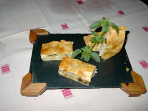 También platos típicos como la empanada gallega