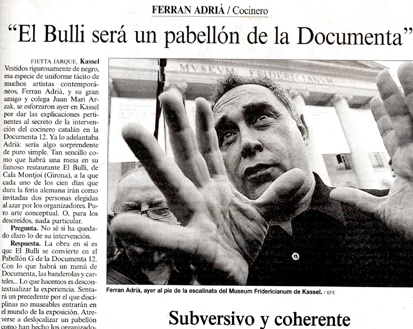 El País, jueves 14 de junio de 2007