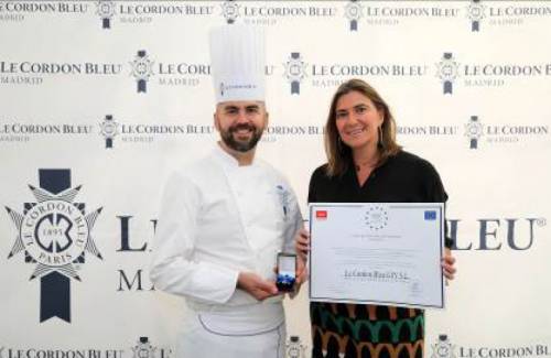 Le Cordon Bleu Madrid recibe la “Medalla de Oro europea al mérito al trabajo”