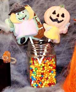 Piruletas Marshmallows Halloween Afuegolento