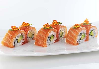 Receta Sushi Maki Salmón Afuegolento