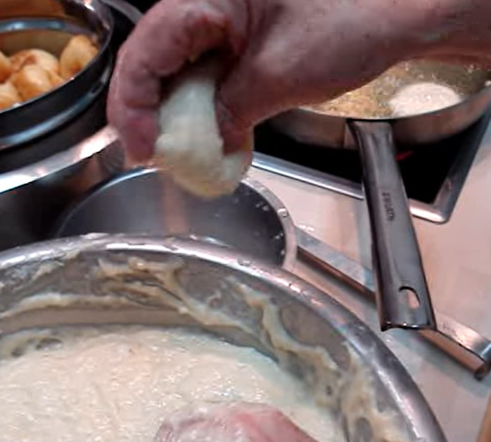 Receta Como Se Hace Agujero Buñuelos Patata Fritos Afuegolento