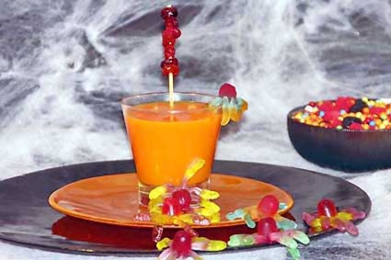 Receta Zumo Zanahoria Mandarina Niños Halloween Afuegolento